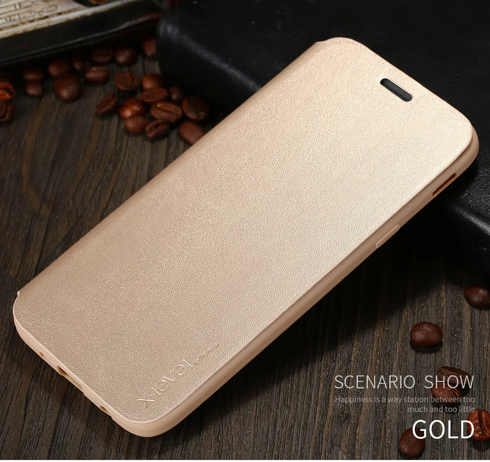 Роскошный чехол X Level из искусственной кожи для Samsung galaxy S9 Plus книжка S9/S9 +