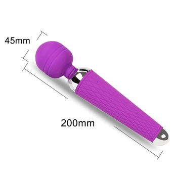 Magic Wand Vibrators for women Sex Products AV Vibrators for adults USB Rechargeable Sex Toys for woman vibrator for clitoris 3