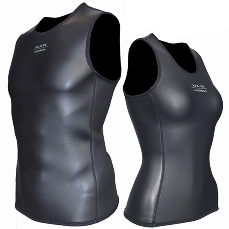 Slinx 2MM CR wetsuit vest Smooth Skin neoprene reversible sleeveless diving suits boating  boat suit jacket men/women