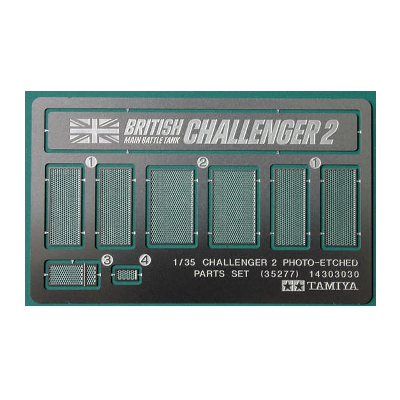 Tamiya 35277 военная модель с фотогравировкой масштаб 1/35 Британский Challenger 2 Набор для