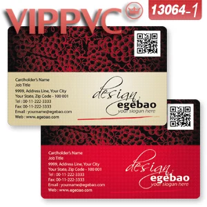 

a13064 office depot business cards Template for Double faced Printing CR80 QR code plastic card