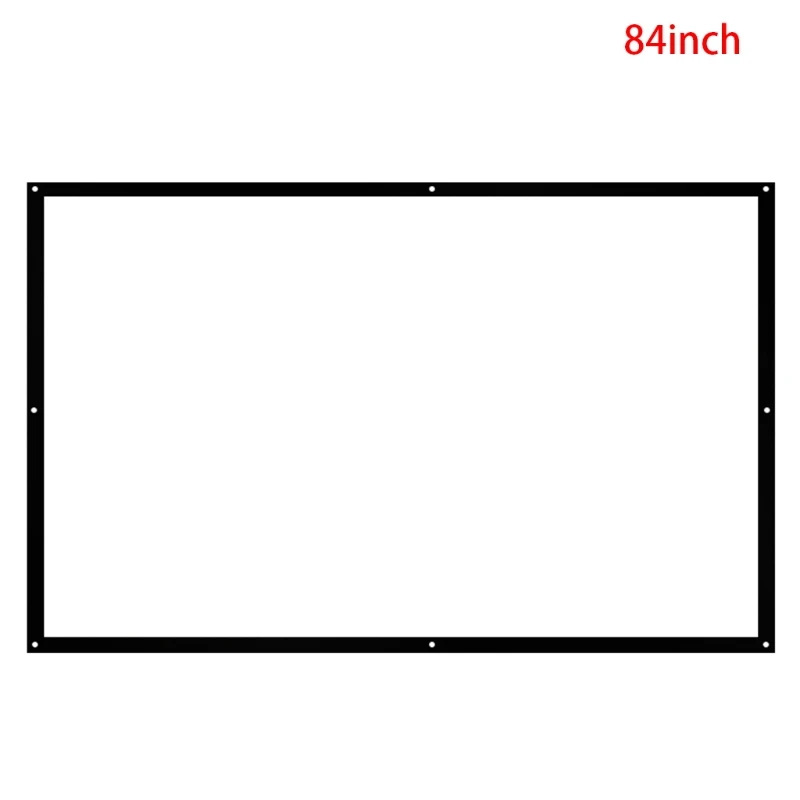 OOTDTY 6" /70"/8" /100"/12" проектор экран 16:9 для домашнего кинотеатра Кино вечерние 16: 9 высокое качество