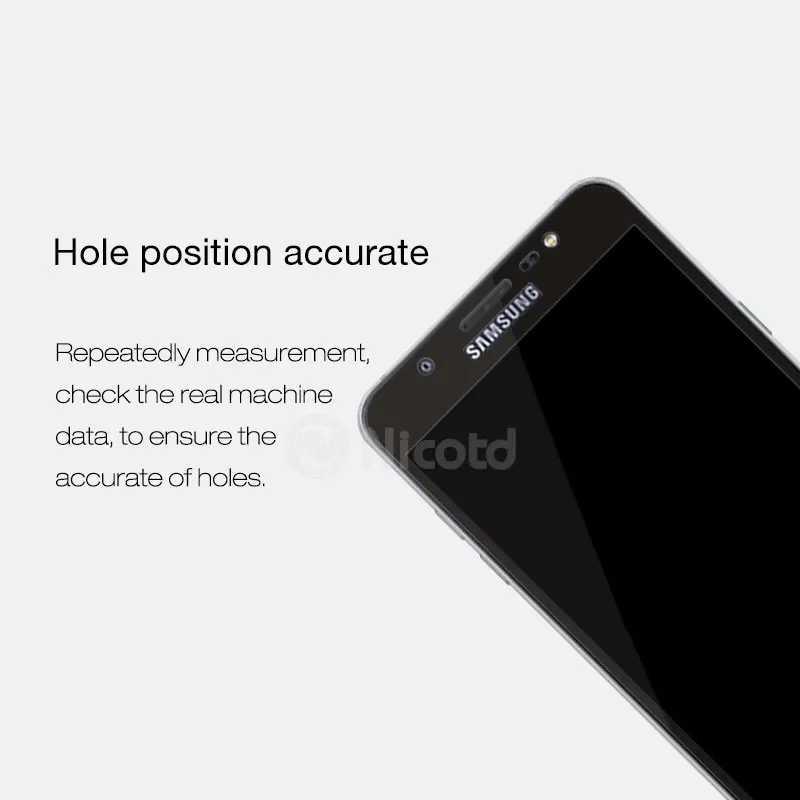 Закаленное стекло Nicotd с полным покрытием для Samsung Galaxy J7 2016 J710F J710FN J710M J710MN J7108 5