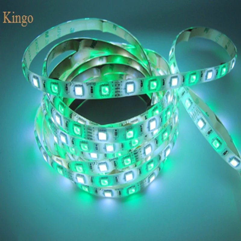 Светодиодный светильник RGBW RGBWW водонепроницаемый IP20 IP67 5050 SMD 60 светодиодов/м 12 в