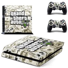 Игра Grand Theft Auto V GTA 5 PS4 наклейка для sony playstation 4 консоль и 2 контроллера PS4 наклейка для кожи виниловая