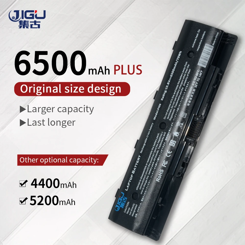 

JIGU New Laptop Battery For HP Enyy 14 15 17 PI06 PI09 PI06XL HSTNN-UB4N 710416-001 HSTNN-LB4N HSTNN-LB4O HSTNN-YB4N HSTNN-YB4O