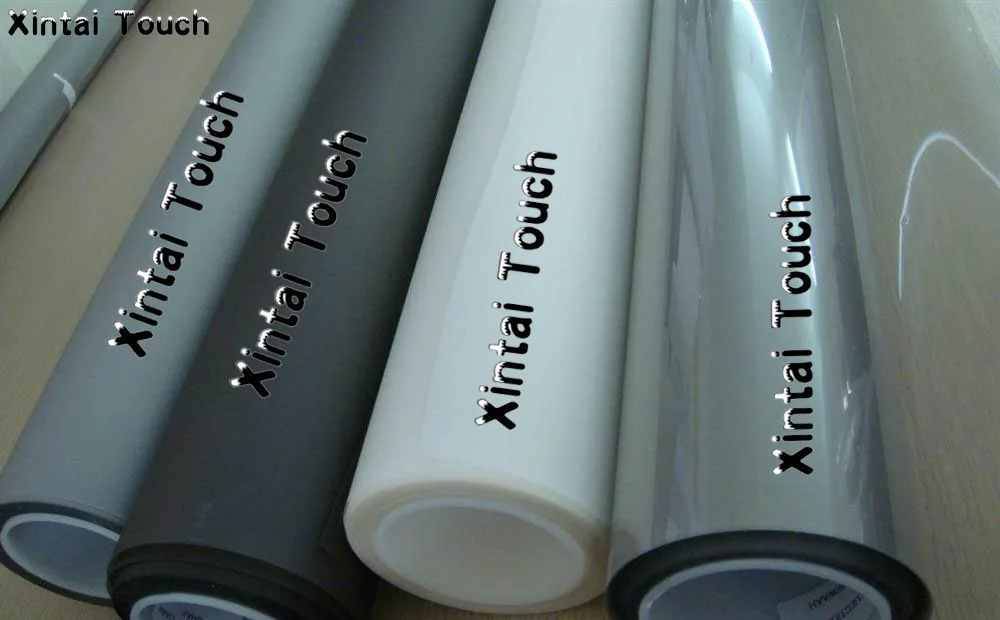 

Free Shipping! Adhesive transparent Rear projection film,high contrast White film 1.524M*3M