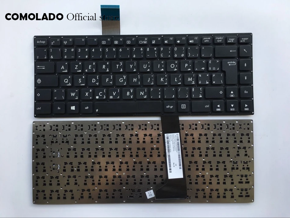 AR арабская клавиатура для ASUS K46 K46CA K46CB K46CM S46C S46CB S46CM S46CA черная без рамки клавиатура AR Раскладка