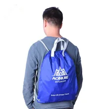 AONIJIE Outdoor Folding Sport GYM Drawstring Backpack Waterproof Nylon Training Bag Basketball Swim Pouch