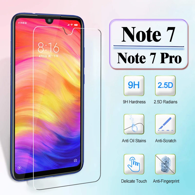 

Protective Glass On Ksiomi Redmi Note 7 Pro For Xiaomi Readmi Note7 Screen Protector Xiaomei Redme Xioami Tempered Glas Film