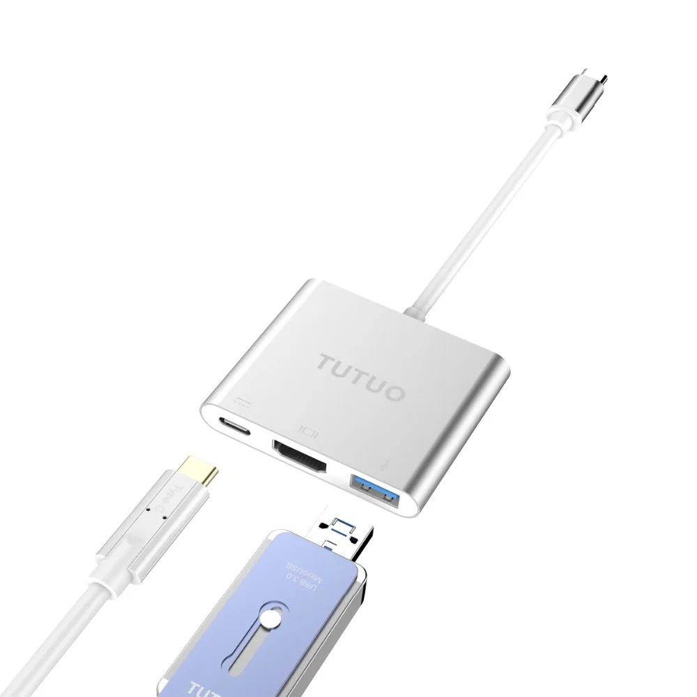 TUTUO USB Type C к HDMI адаптеру для Nintendo Switch Dock PD зарядный кабель 3 0 Hub Macbook Pro 2017 Xiami Tablet|type-c