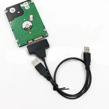 USB 2.0 to 2.5inch 22 7+15 Serial ATA SATA 2.0 HDD/SSD Adapter Converter Cable USB 2.0 to 2.5inch 22 7+15 Serial ATA SATA 2.0 HDD/SSD Adapter Converter Cable