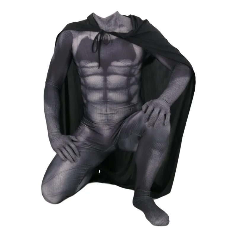 Темный рыцарь костюм Бэтмена, косплей часы Бэтмен маска супергероя, боди-комбинезон, комбинезон, Детский костюм на Хеллоуин Для мужчин для взрослых