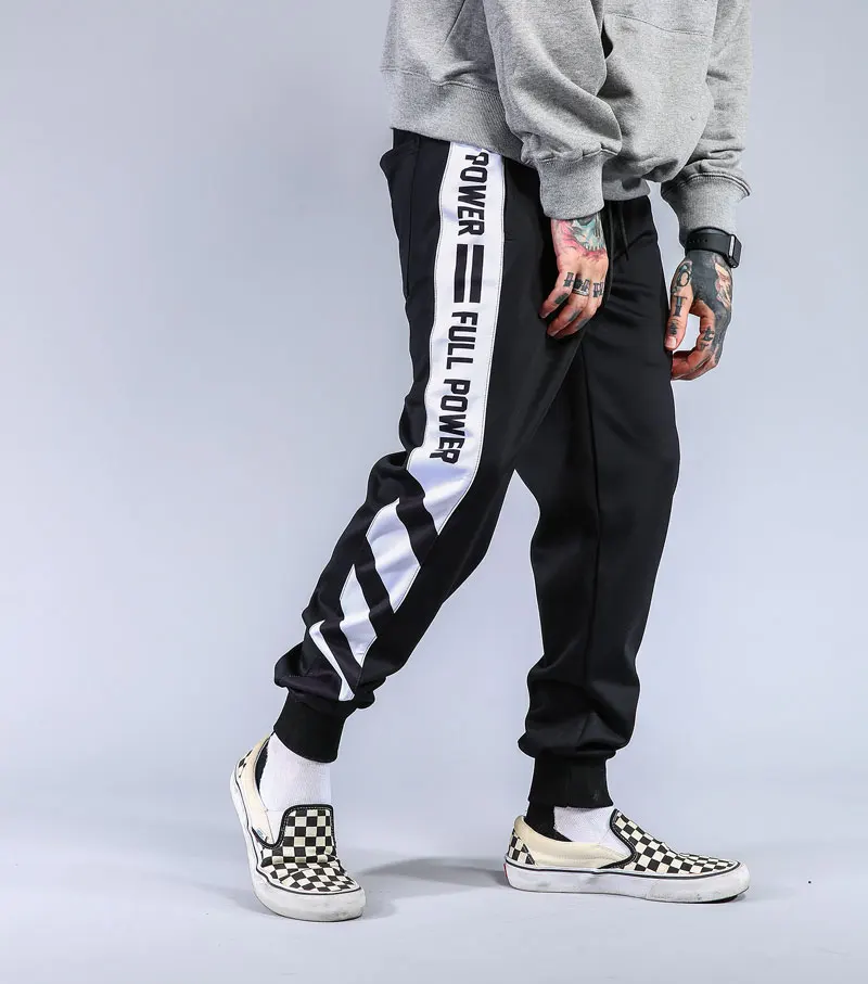 Перевозка груза падения мужчины в стиле хип-хоп бегунов лоскутное штаны-шаровары уличная мужского пота Штаны брюки PXP02