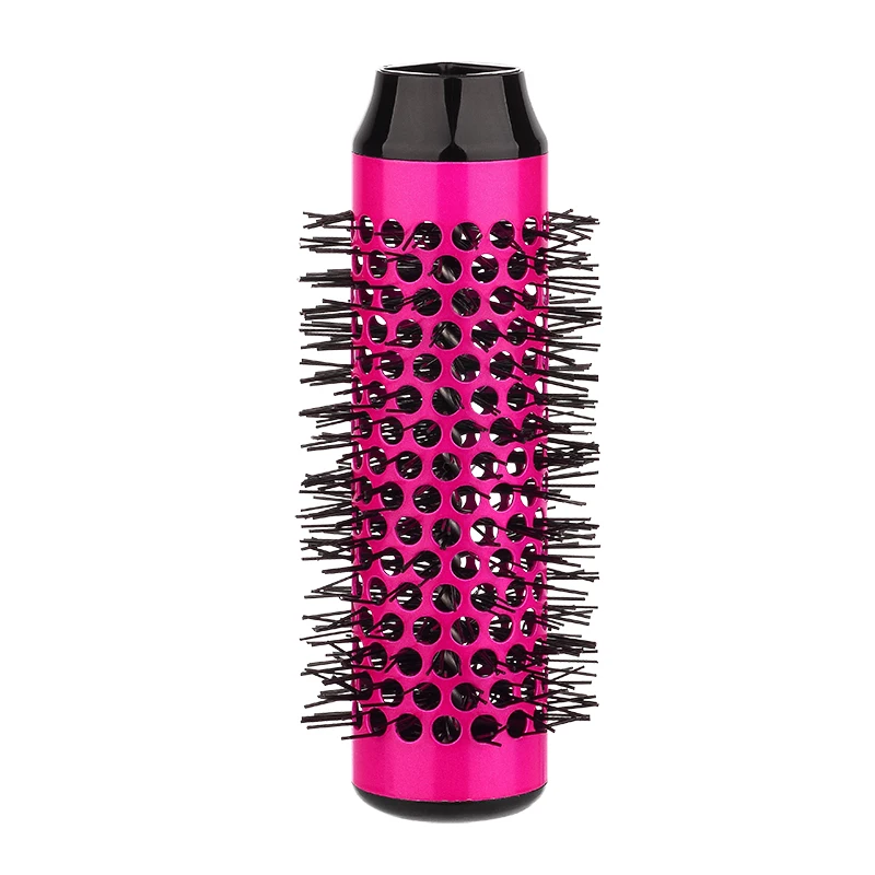 Thermal Aluminum Tube Hair Comb Small Size Hair Brush Thermal Ceramic Ionic Round Barrel Comb For Hair Curling Hair Salon Tools Thermal Aluminum Tube Hair Comb Small Size Hair Brush Thermal Ceramic Ionic Round Barrel Comb For Hair Curling Hair Salon Tools