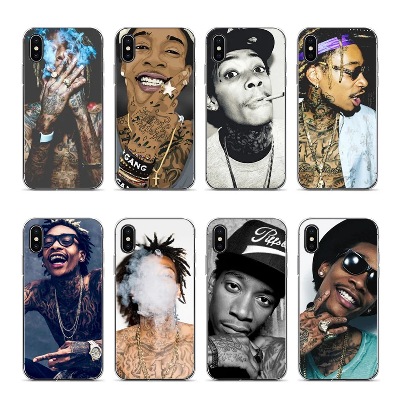 

KuLiai Wiz Khalifa Soft silicone Cover case For iPhone 8 8plus 7 7plus 6s 6sPlus 5 5S SE XSMax X XS XR