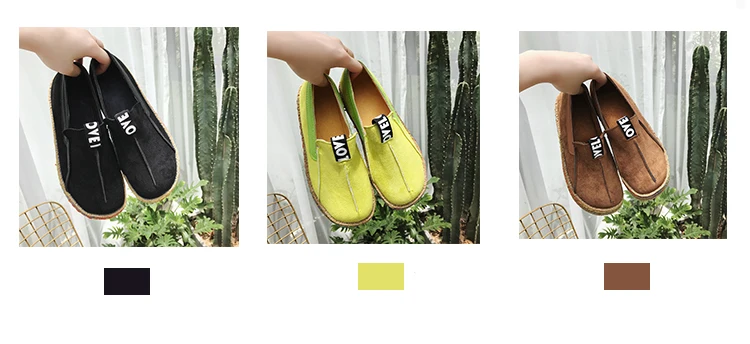 Weweya светильник дешевая прогулочная обувь Новинки для женщин дизайн лоферы в стиле ретро круглый носок мокасины для девочек; женские кроссовки; Большой размер 42