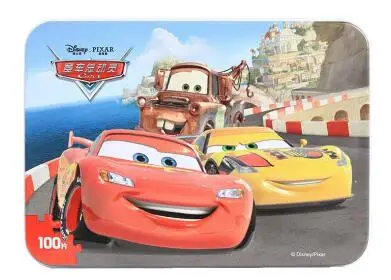 13 стиль disney Pixar Cars 3 Замороженные Микки 100 ломтик маленькие детские игрушки-головоломки деревянные головоломки детские развивающие игрушки - Цвет: H