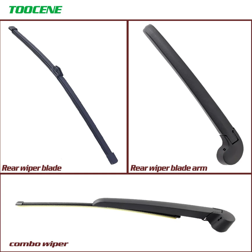 Rear Wiper Blades and Arm For Audi A1 2010 2016 Windshield Wiper Auto Windscreen Car Accessories Rear Wiper Blades and Arm For Audi A1 2010 2016 Windshield Wiper Auto Windscreen Car Accessories