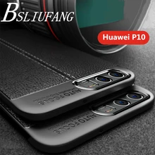 BSLIUFANG יוקרה רך Ultra דק מקרה עבור Huawei P10 בתוספת P20 לייט Mate 10 20 לייט כבוד 10 8 9 לייט סיליקון עמיד הלם כיסוי(China)