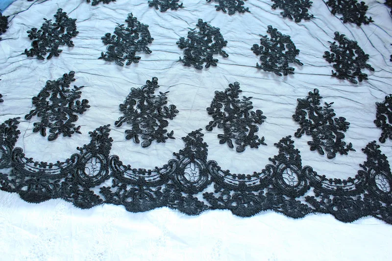 scalloped lace fabric by the yard