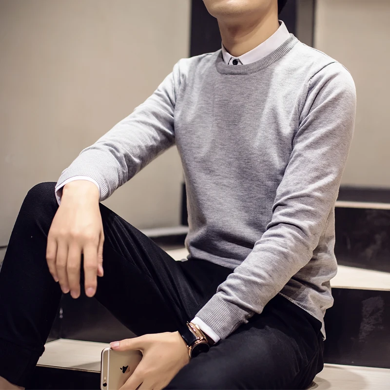 Sweater Men O-neck Pullover Long Sleeve Casual Sweater Men Clothes 2018 Spring Autumn New Arrival Many Color Choose Sweater Men O-neck Pullover Long Sleeve Casual Sweater Men Clothes 2018 Spring Autumn New Arrival Many Color Choose