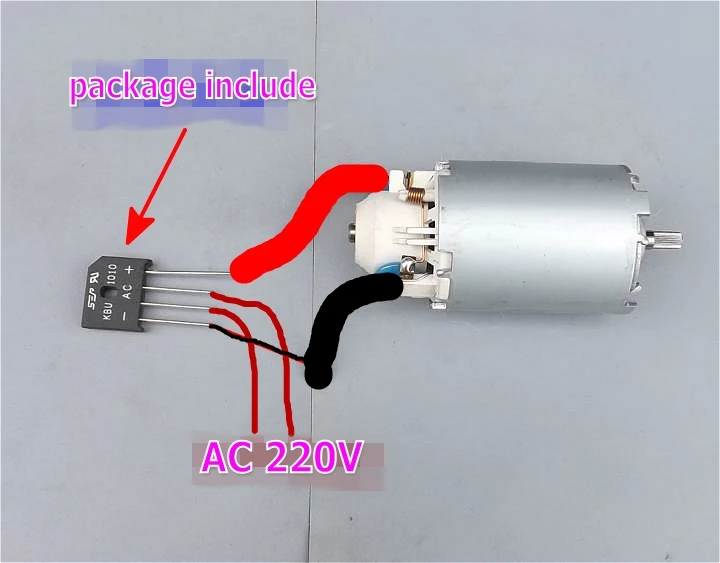 Ac220в выпрямитель двигатель постоянного тока, Soymilk двигатель, высокая мощность 300 Вт высокоскоростной двигатель PM