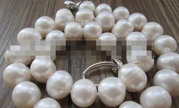 

02539 natural white freshwater pearl necklace