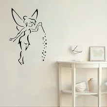 Украшение стен в детской комнате Питер Пэн настенные наклейки домашний декор спальня настенные наклейки звезда Фея Украшение комнаты мультфильм B619