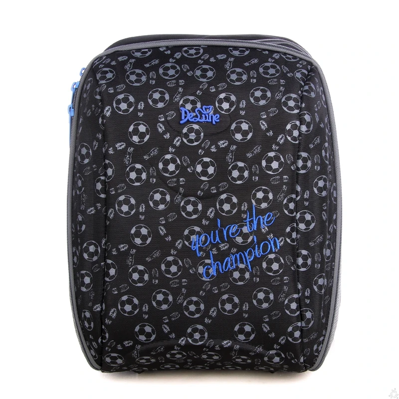 melhor Delune Bola Padrão Crianças Dos Desenhos Animados Escola Bags para Meninos Das Meninas Infantil Mochila Schoolbag Mochila Ortopédico Durável Grau 1 5