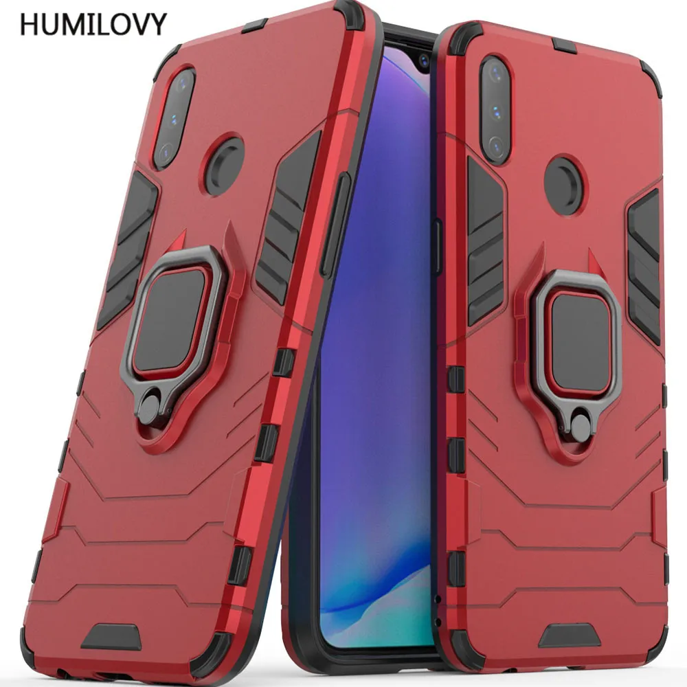Realme 3 Case Cover OPPO Realme 3 Finger Ring Phone Case Back Shell Bumper Protective Hard PC Armor Case For OPPO Realme 3 Capa