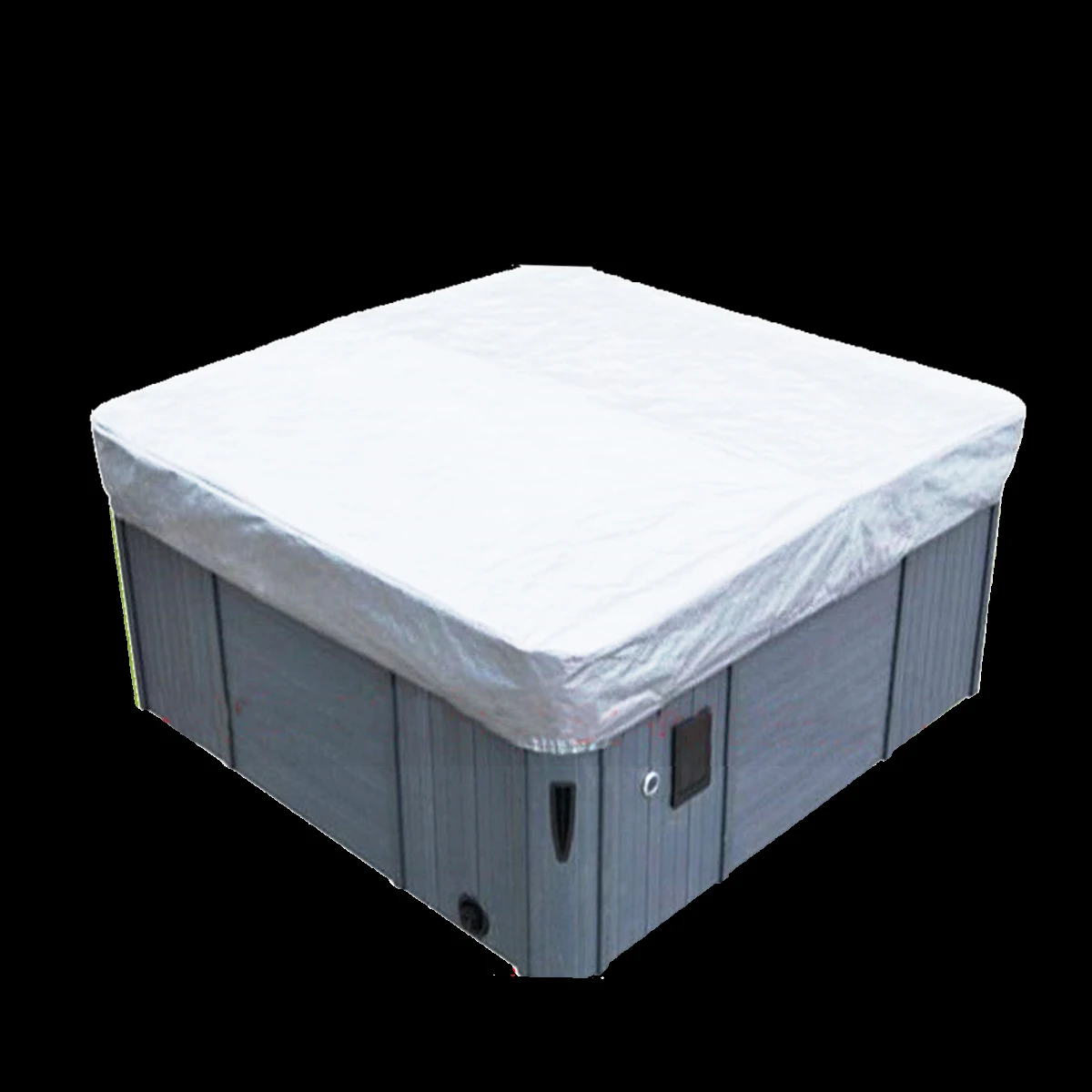 Универсальное покрытие ванны всепогодное покрытие для защиты от ультрафиолета защита от Спа Крышка для горячей ванны защита и крышка для джакузи 200X200X30 см