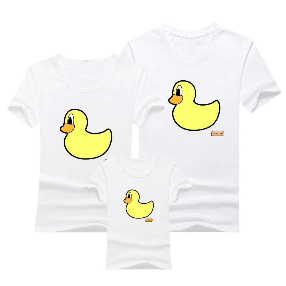 Summer Family Matching Outfits Mommy Daddy Kid Son Baby T-Shirt Shirts Family Look Clothes Child Tees Letter Print Tops Photogra