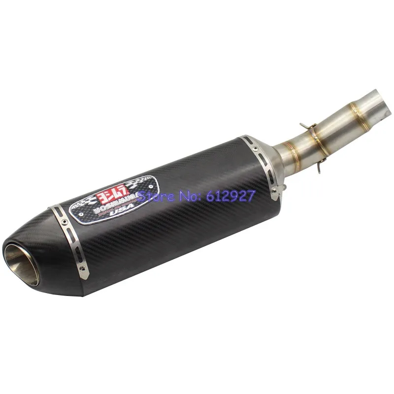

For Suzuki GSR 750 GSR750 Exhaust Pipe System Middle Link Pipe Carbon Fiber Yoshimura Exhaust Muffler Motorcycle Escape Moto