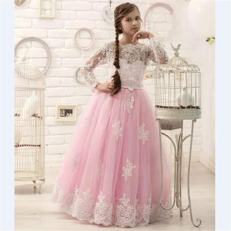 long frocks in pink colour