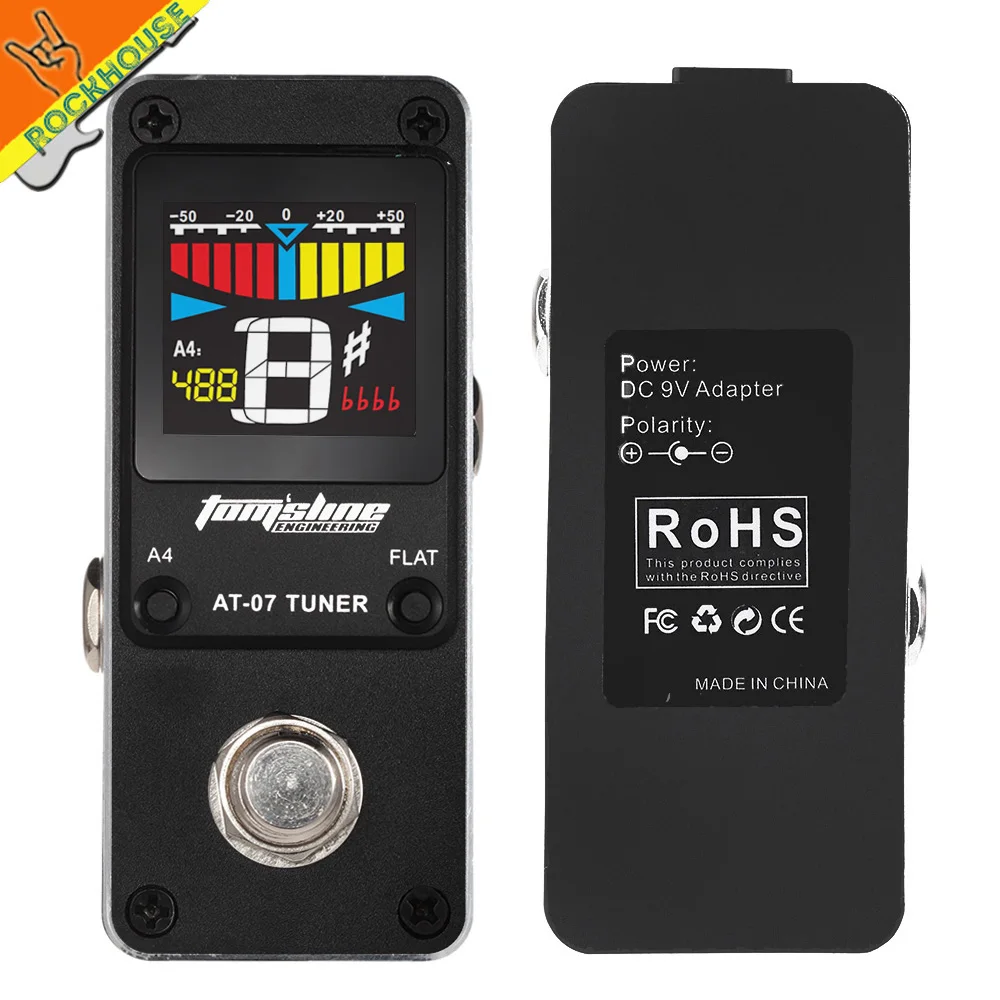 AT07 Guitar Pedal Tuner sintonizador bajo los efectos de Guitarra Pedal Tuner afinación cromática modelo alta sensibilidad pantalla HD envío libre AT07 Guitar Pedal Tuner sintonizador bajo los efectos de Guitarra Pedal Tuner afinación cromática modelo alta sensibilidad pantalla HD envío libre