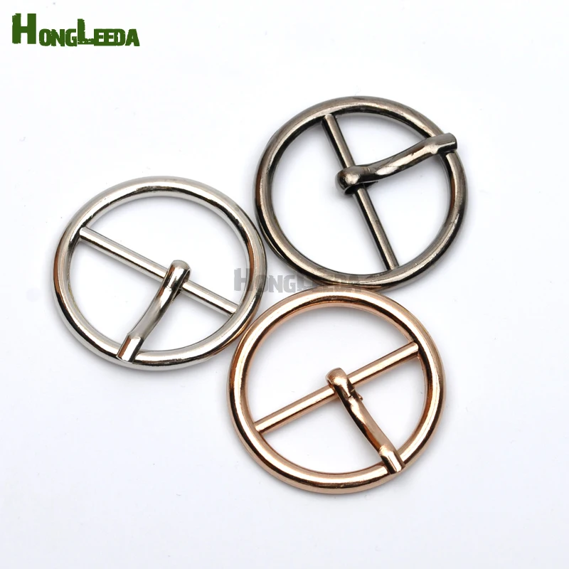 

21pcs/lot 25mm 1inch metal alloy pin buckle big round belt bag buckles nickle,black,gold colors free shipping BK-085
