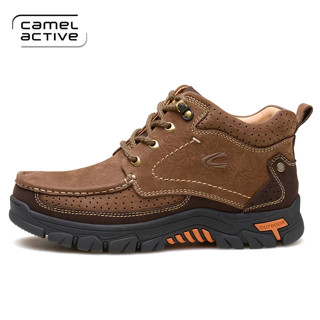 Camel Active Man Skid Proof Sneakers Genuine Leather Waterproof ... Camel Active Man Skid Proof Sneakers Genuine Leather Waterproof Hiking Camping Sport Shoes Chukka Outdoor Athletic