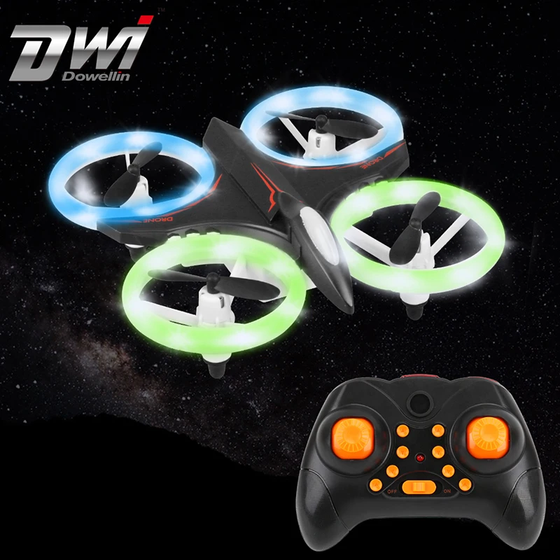 Multicolor Light Mini Drone RC Helicopter Quadcopter Dron Copter Remote Control Children Toy Altitude Hold Quadrocopter D6