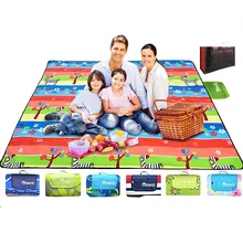 Пляжные для пикника Водонепроницаемый Пикник складной туристический коврик Водонепроницаемый спальный кемпинг коврик влагостойкий