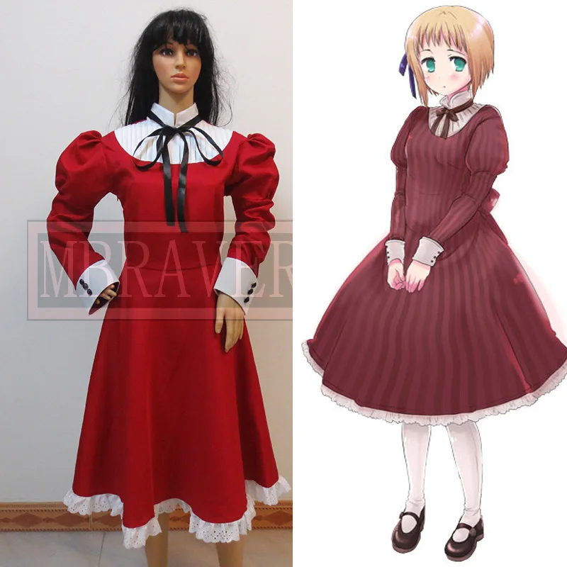 Axis Powers Hetalia Liechtenstein Maid Cosplay Costume |