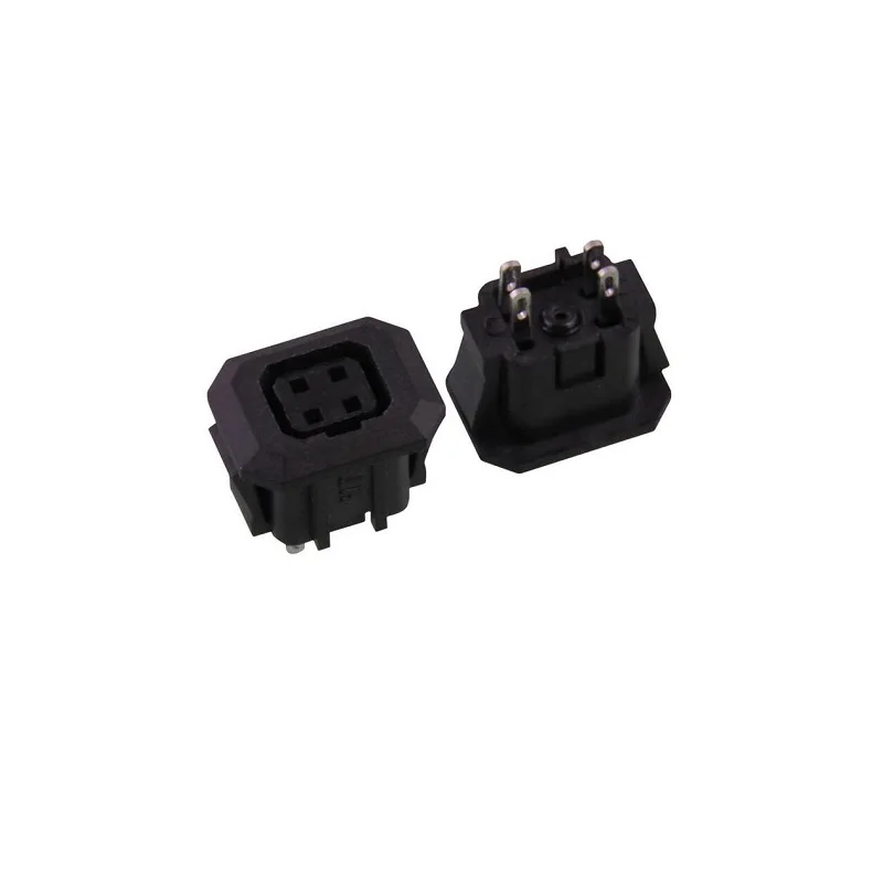 

4 Pin Optical fibers socket Optical fiber socket video for monitoring equipment DC power socket Electrical Plug
