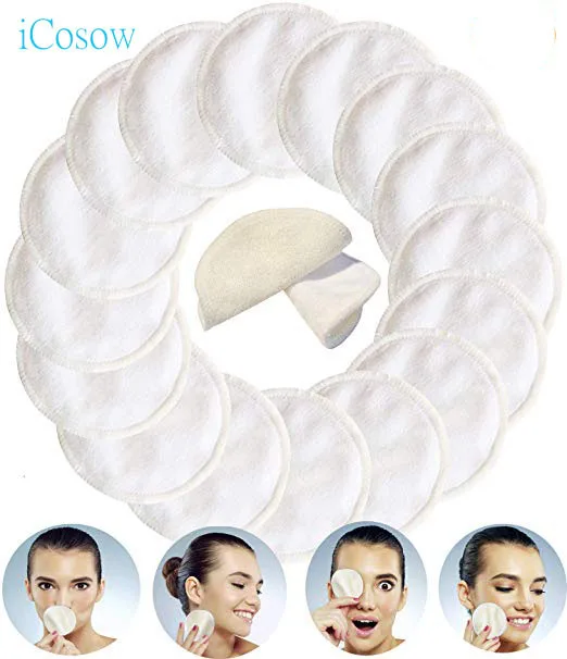 

iCosow 1pcs Magical Makeup Remover Microfiber Puff Microfiber Cloth Pads Remover Towel Face Cleansing Makeup For Women