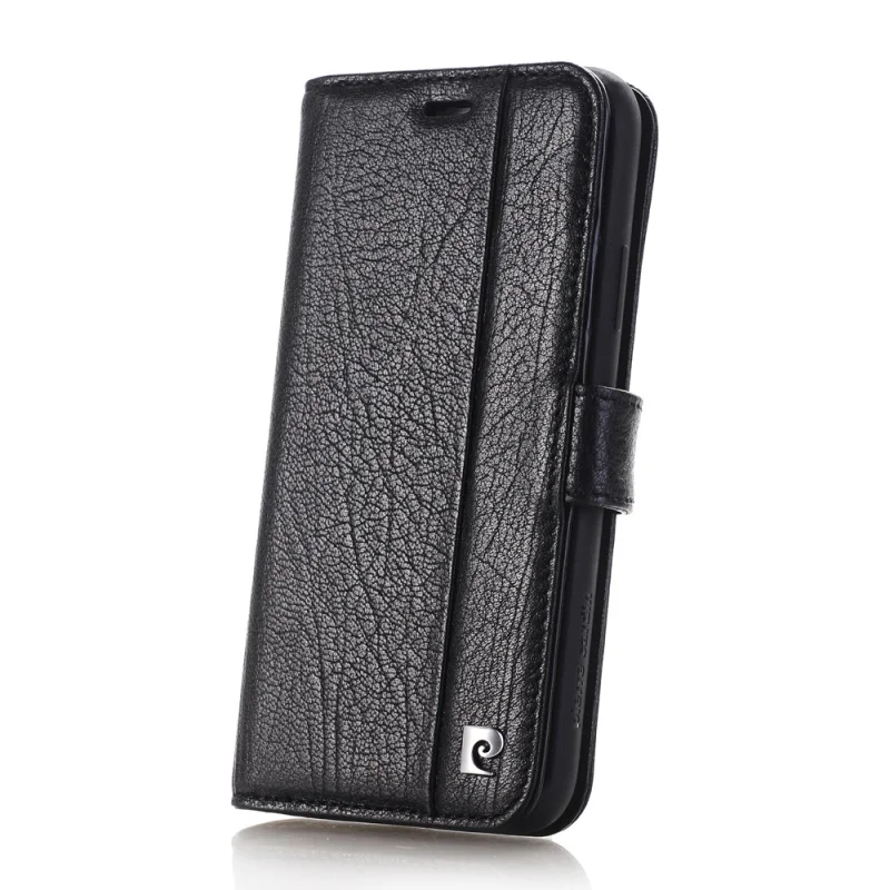 Чехол Pierre Cardin из натуральной кожи для iPhone XS MAX 7 Plus чехол книжка с магнитной