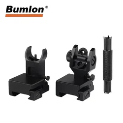 AR Tactical Flip Up Aluminum Alloy Front and Rear Iron Sight for Picatinny Rail with Adjustment Tool RL27-0010 AR Tactical Flip Up Aluminum Alloy Front and Rear Iron Sight for Picatinny Rail with Adjustment Tool RL27-0010