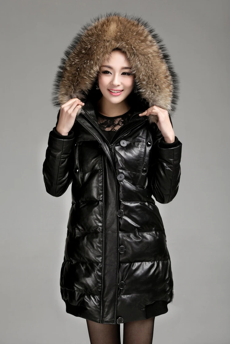 women's down vest with fur hood