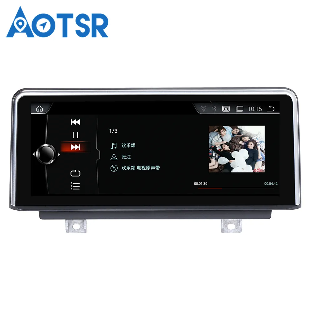 Top Aotsr Android 4.4 Car GPS Navigation NO DVD Player Headunit For BMW 3/4 Series F30-F36 2013-2016 1 Din Radio Multimedia Stereo 4