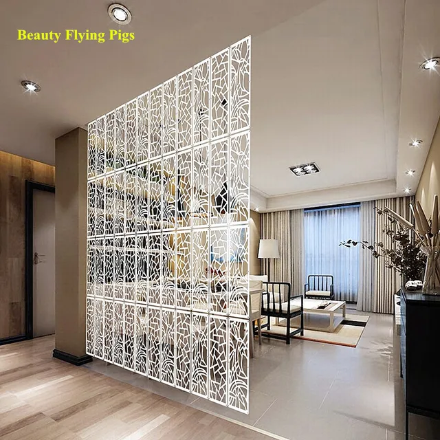 4pcs Pack Modern Pvc Brief Screen Shutter Door Photos Wall Parion 4pcs Pack Modern Pvc Brief Screen Shutter Door Photos Wall Parion Fashion Combination Room Divider