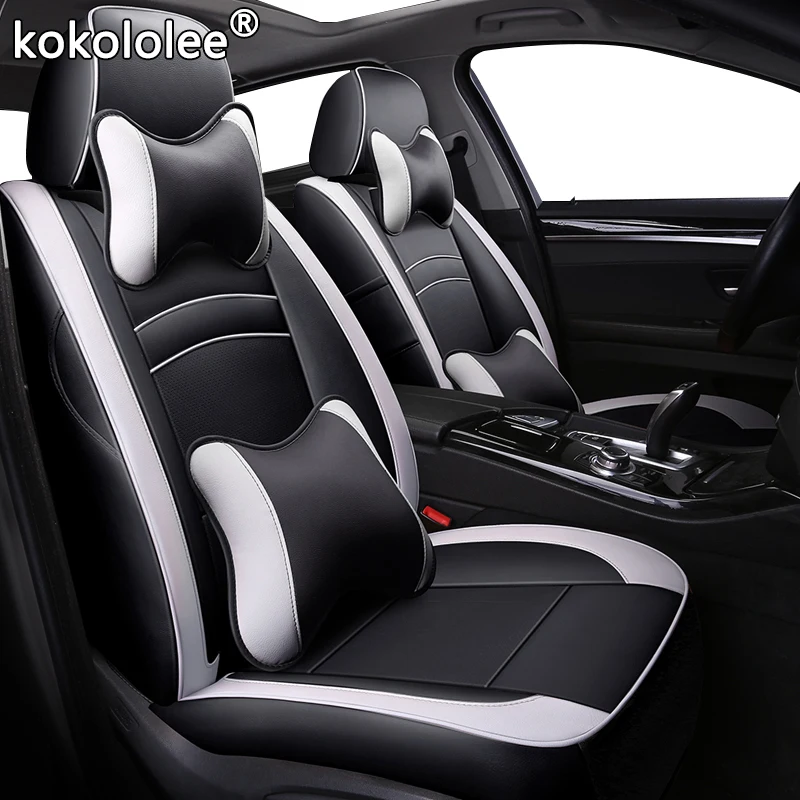 Кожаный чехол для автомобильного сиденья kokoleee Toyota LAND CRUISER PRADO RAV4 Fj 86 Previa Sienna venza