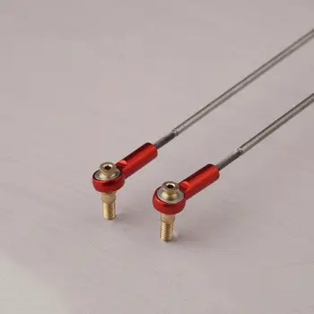 

1PC Aluminum Alloy M2 Servo Pull Rod with M3 Metal Ball Positioning Rudder for DIY RC Boat Spare Parts